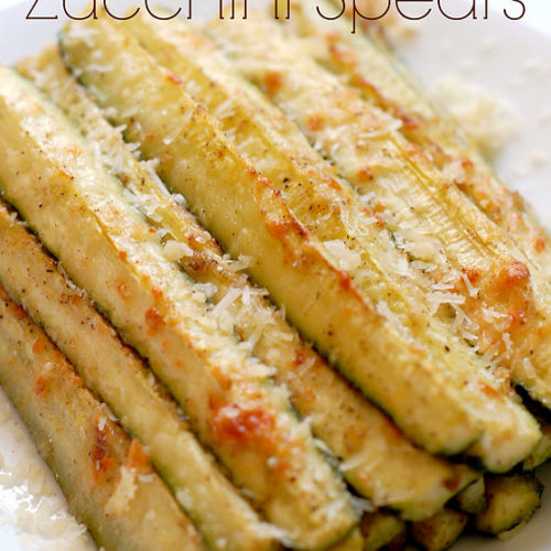 Parmesan Baked Zucchini Spears - Raising Generation Nourished