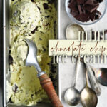 Homemade Mint Chocolate Chip Ice Cream