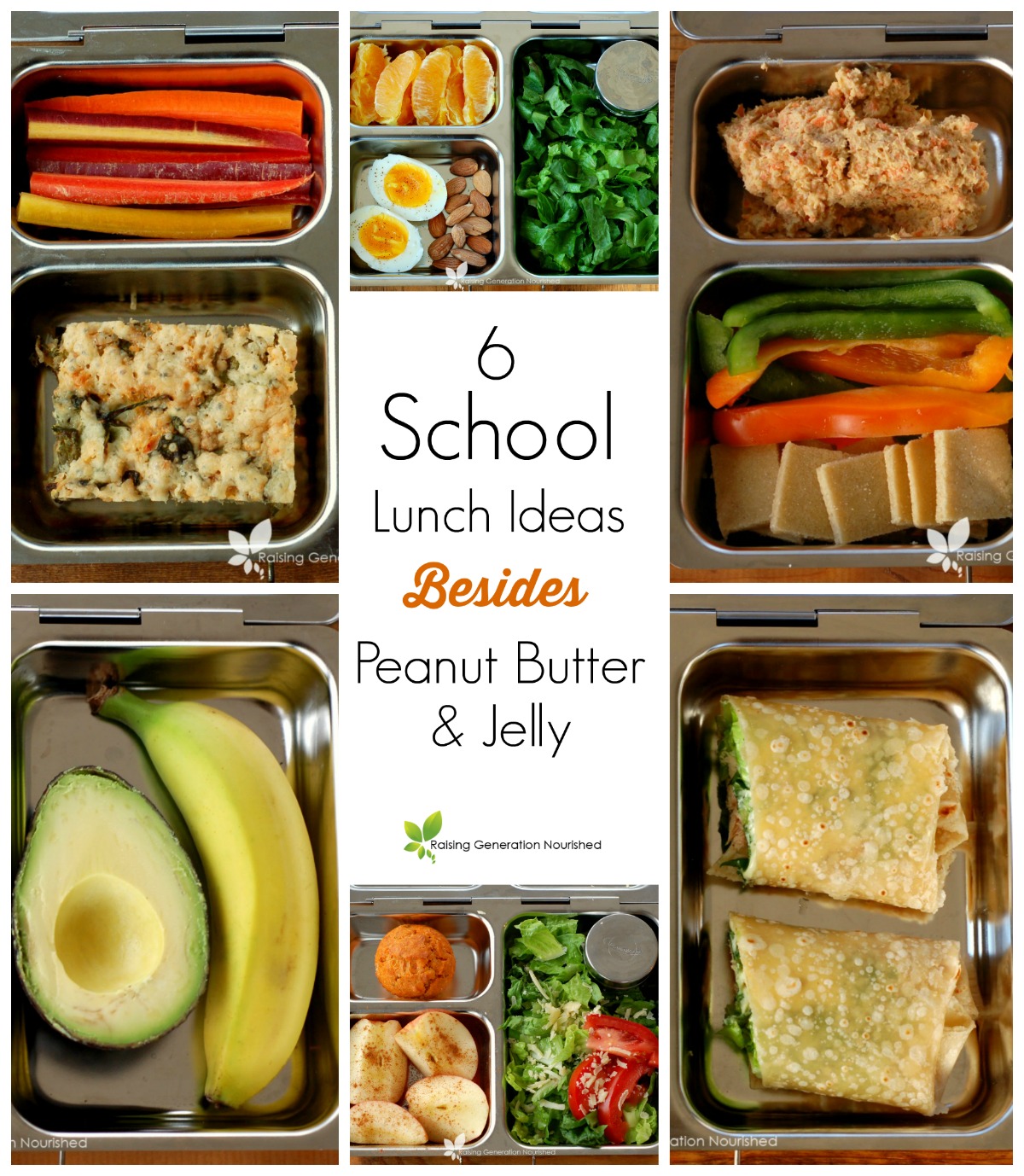 6 School Lunch Ideas *Besides* Peanut Butter & Jelly :: Plus a PlanetBox Review!