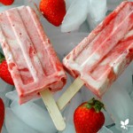 Strawberry Rhubarb Creamsicles