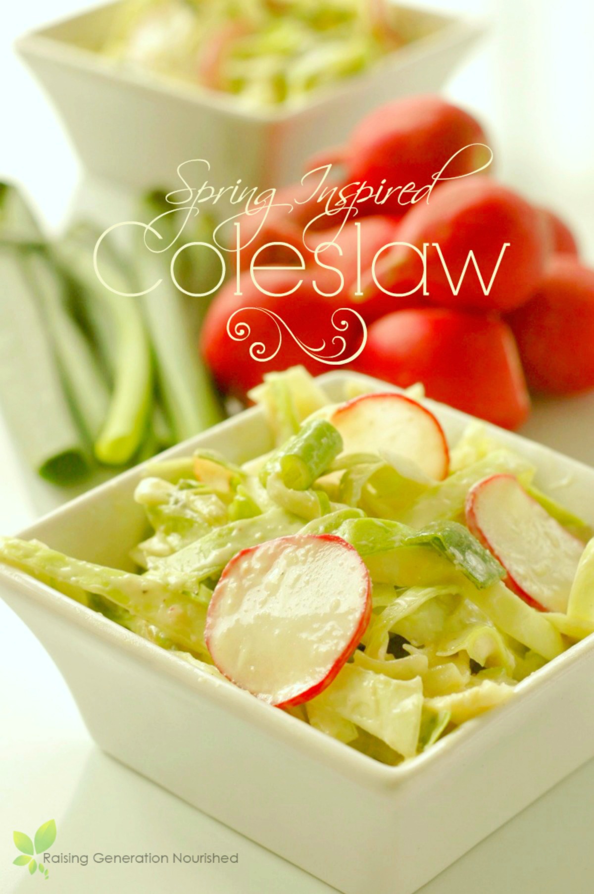 Spring Inspired Coleslaw