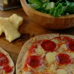 Simple Thin Crust Tortilla Pizza