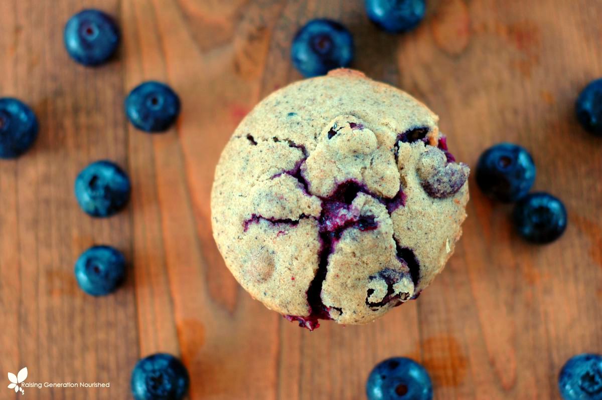 Blueberry Buckwheat Muffins
