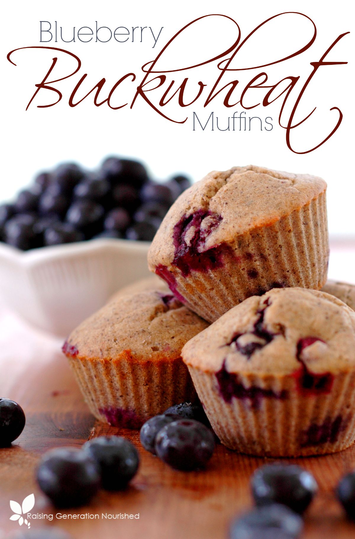 Blueberry Buckwheat Muffins