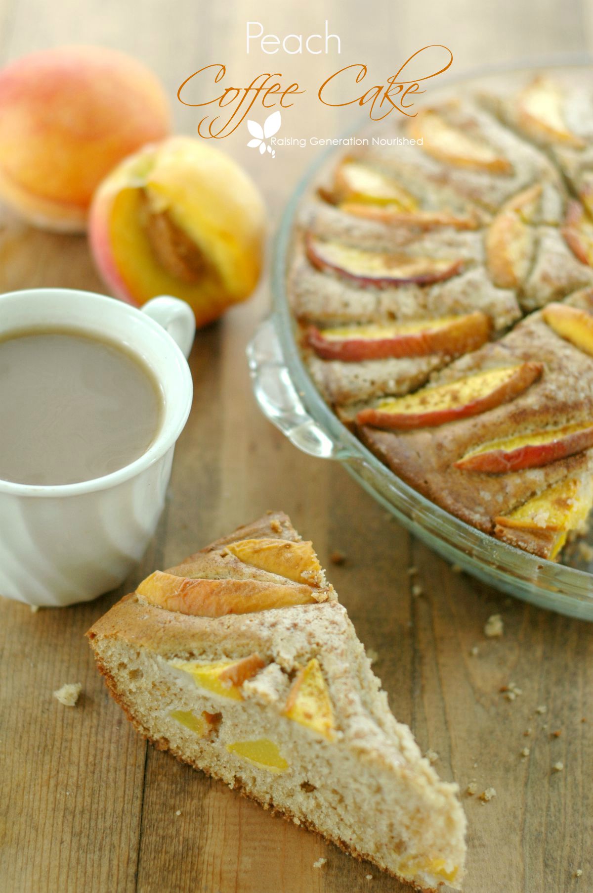 Peach Coffee Cake :: Gluten Free