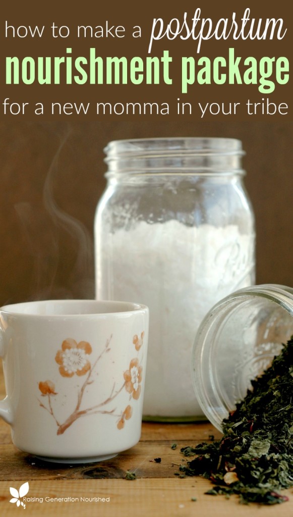 How To Make A Nourishment Package For Postpartum Mom
