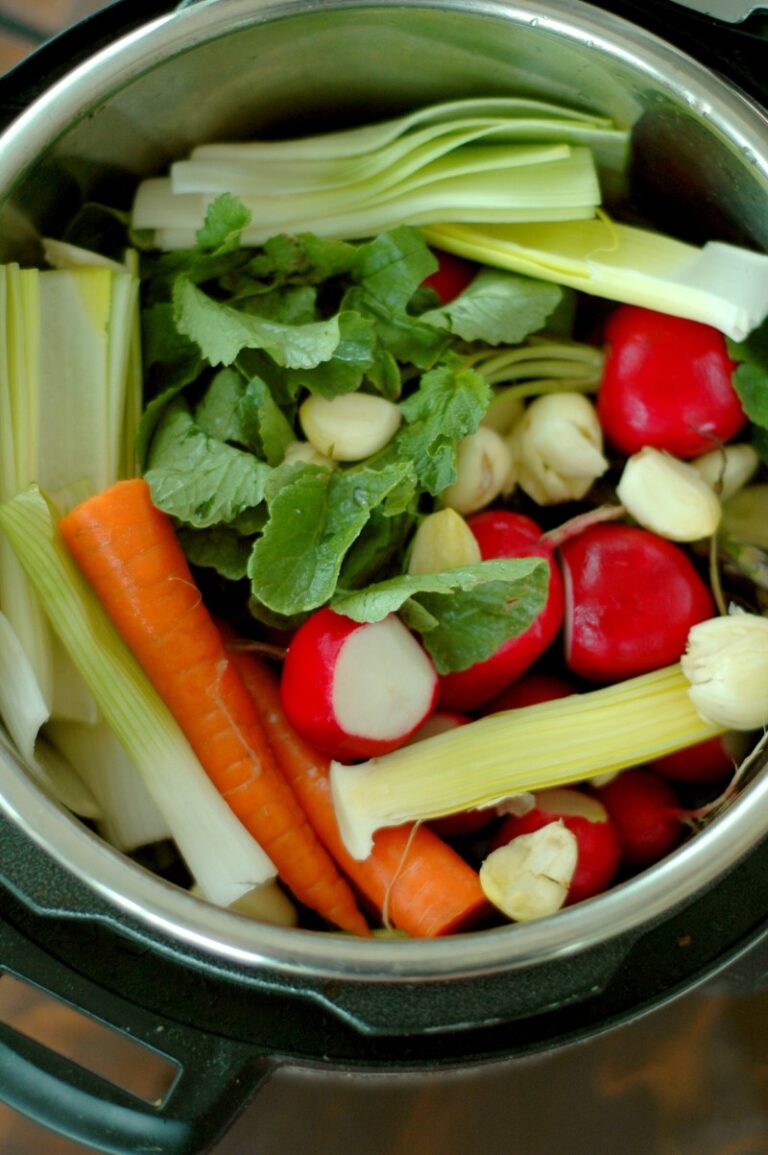 Instant Pot Spring Vegetable Soup - Raising Generation Nourished