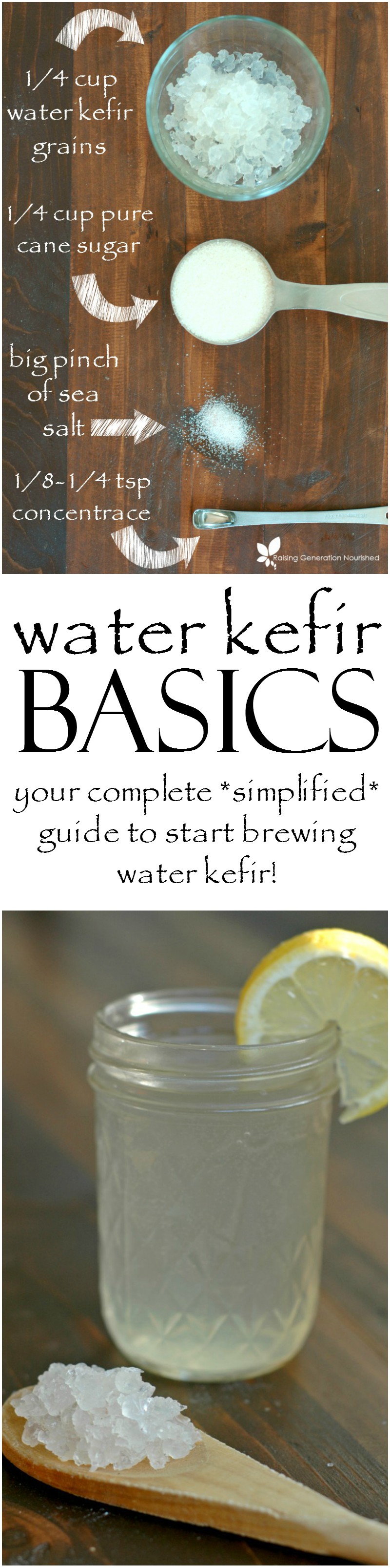 Water Kefir Basics :: Water kefir is an easy to make, naturally fermented drink that is allergen friendly and loaded with probiotics, B vitamins, and food enzymes.