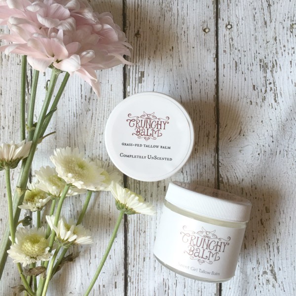 Safe Skin Care :: Crunchy Balm Tallow Balm Review :: A real food, tallow based healing and moisturizing balm, Crunchy balm is perfectly safe for babies to adults with results you will love!