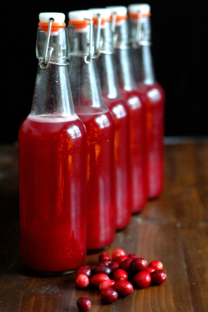Fermented Cranberry Soda :: A naturally probiotic rich, kid friendly, real food soda!