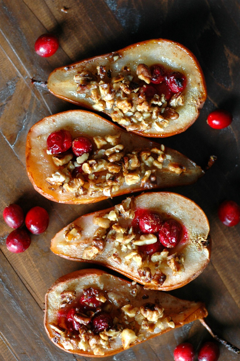 Cranberry Baked Pears :: Paleo, Refined Sugar Free, and Gluten Free!