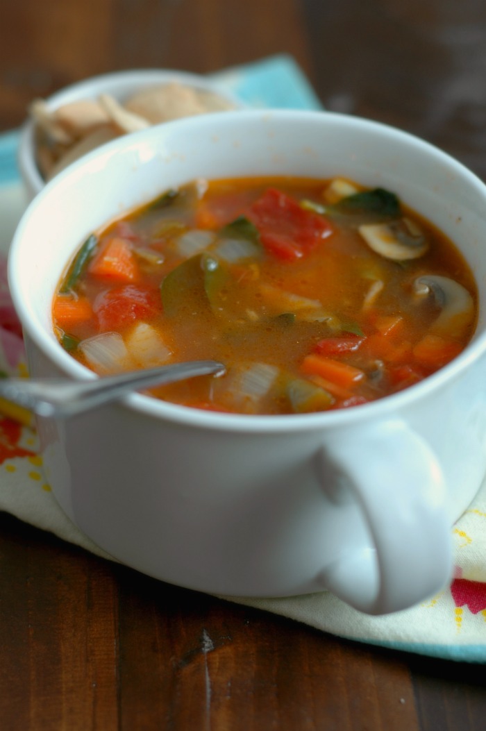 Classic Vegetable Soup :: Bone Broth Packed & Tastes Just Like Campbell's Canned!