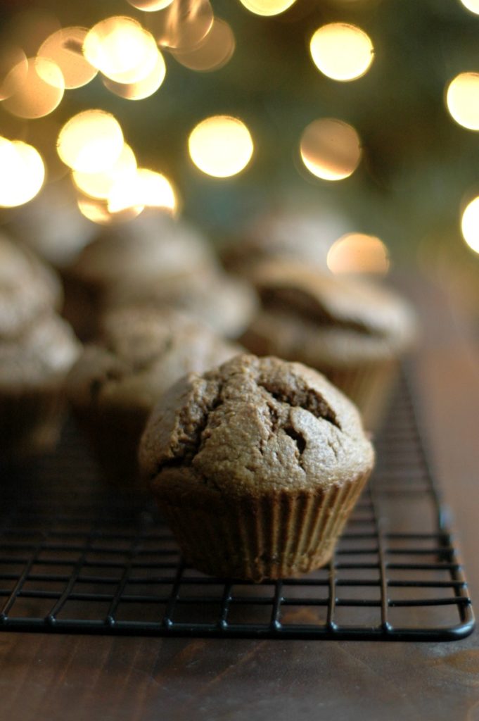 Healthy Gluten Free Gingerbread Muffins :: A Perfect Christmas Morning Breakfast!