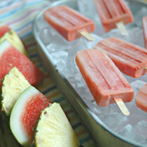 Pineapple Watermelon Popsicles :: Allergen Friendly & Refined Sugar Free!