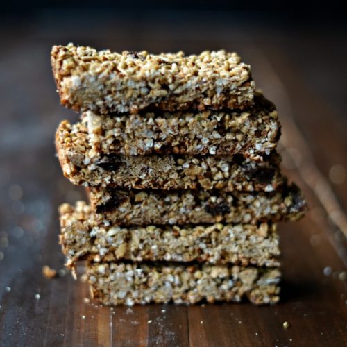 Nut Free Crunchy Buckwheat and Apricot Granola Bars :: Gluten Free, Nut Free, Dairy Free, Soy Free