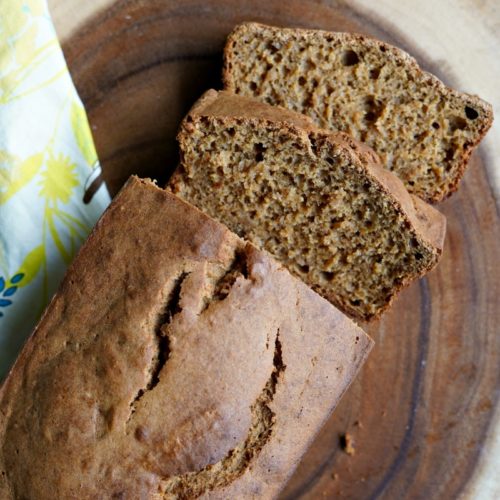 Easy One Bowl Gluten Free Banana Bread
