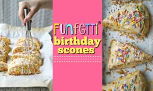 Gluten Free Funfetti® Birthday Scones! :: Gluten, Egg, & Nut Free