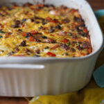 Apple, Sweet Potato, and Sausage Breakfast Casserole