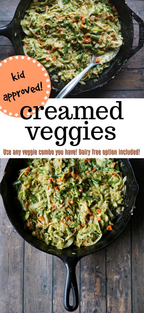 How To Make Kid Approved Creamed Vegetables With Any Veggie!