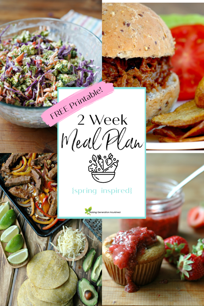 Nourishing 2 Week Meal Plan {Spring Inspired Part 2}