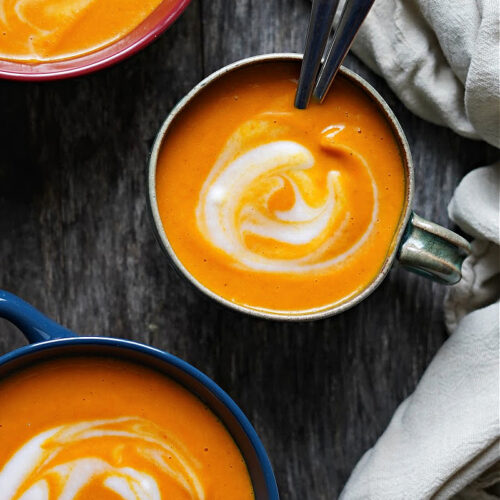 Roasted Sweet Bell Pepper Soup :: Gluten Free & Dairy Free!