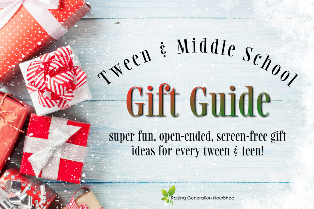 Screen Free Tween & Middle School Gift Guide! :: Super Fun, Opened Ended Ideas for Every Kid!