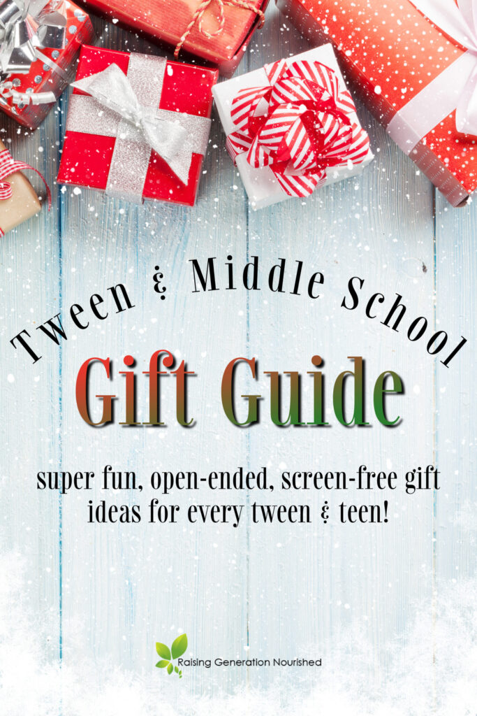 Tween & Middle School Gift Guide! :: Super Fun, Opened Ended, Screen-Free Gift Ideas for Every Tween & Teen!