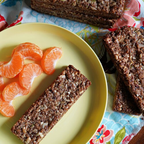 Easy Paleo Granola Bars :: Oat Free, Gluten Free, Dairy Free
