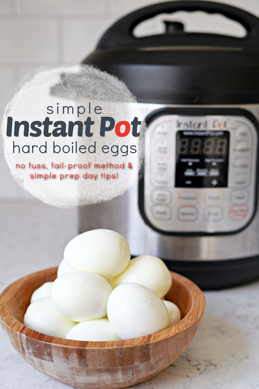Instant Pot Hard Boiled Eggs - Nourish Plate