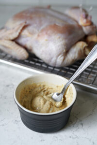 Mayo Roasted Chicken :: The most flavorful & tender roasted chicken - EVER!