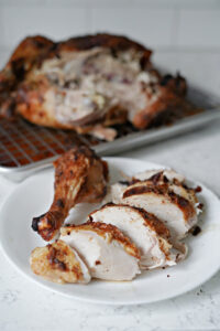 Mayo Roasted Chicken :: The most flavorful & tender roasted chicken - EVER!