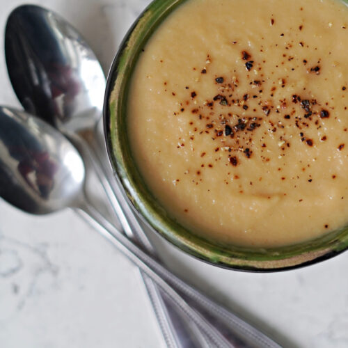 Creamy Roasted Rutabaga Soup :: Gluten & Dairy Free