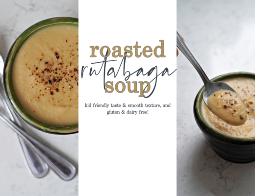 Creamy Roasted Rutabaga Soup :: Gluten & Dairy Free