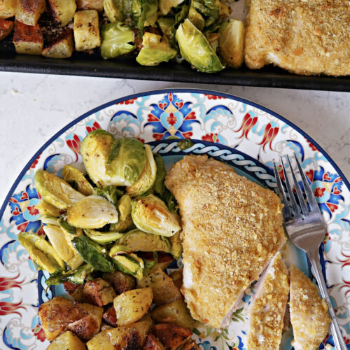 Sheet Pan Ranch Chicken & Veggies :: Gluten & Dairy Free, PLUS a DIY Ranch Seasoning Mix!