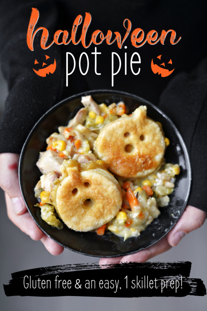 One Skillet Halloween Pot Pie