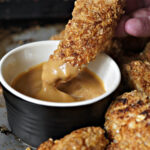 Gluten Free Crispy Chicken Tenders With Oatmeal Breading :: Plus a Homemade Copycat Chick-Fil-A Sauce!