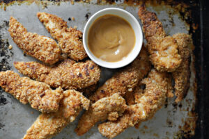 Gluten Free Crispy Chicken Tenders With Oatmeal Breading :: Plus a Homemade Copycat Chick-Fil-A Sauce!