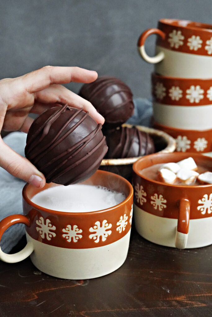 Fuss Free Hot Cocoa Bombs Using Coconut Sugar!