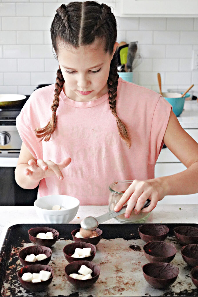 Fuss Free Hot Cocoa Bombs Using Coconut Sugar!