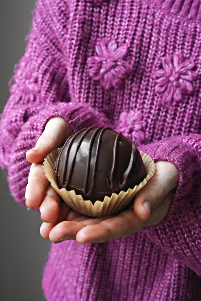 Fuss Free Hot Cocoa Bombs Using Coconut Sugar!