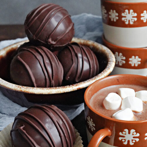 Fuss Free Hot Cocoa Bombs Using Coconut Sugar!
