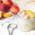 Peaches and Cream Overnight Oats
