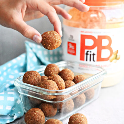 Copycat No Bake PB Fit® Peanut Butter Protein Bites