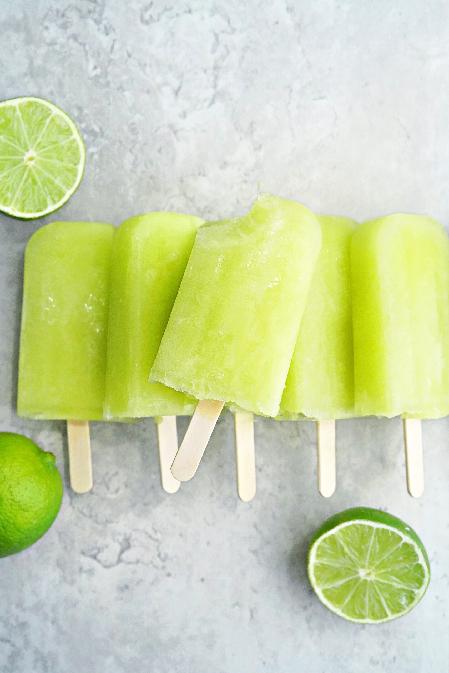 The *BEST* Real Food Lime Green Popsicles!