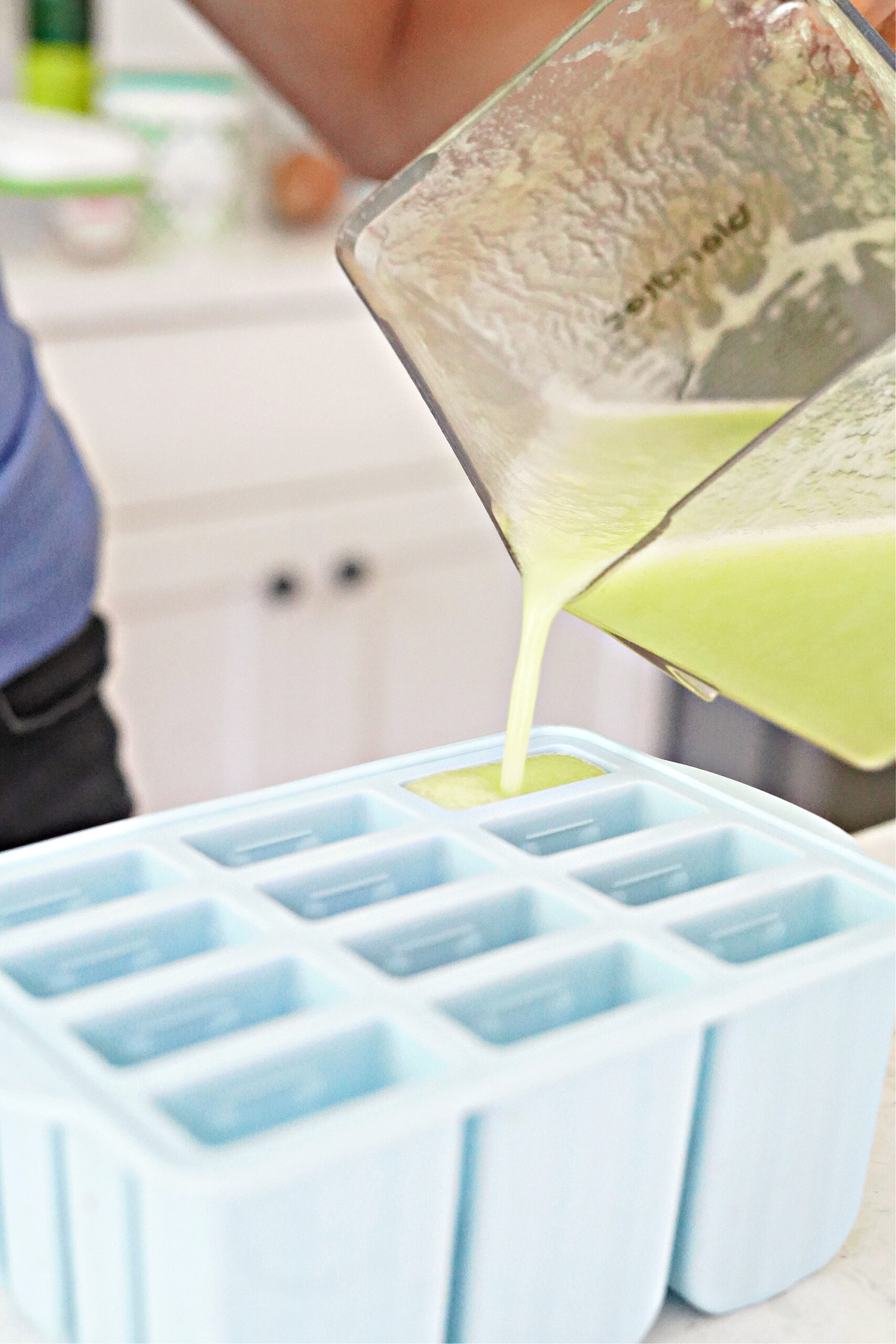 The *BEST* Real Food Lime Green Popsicles!