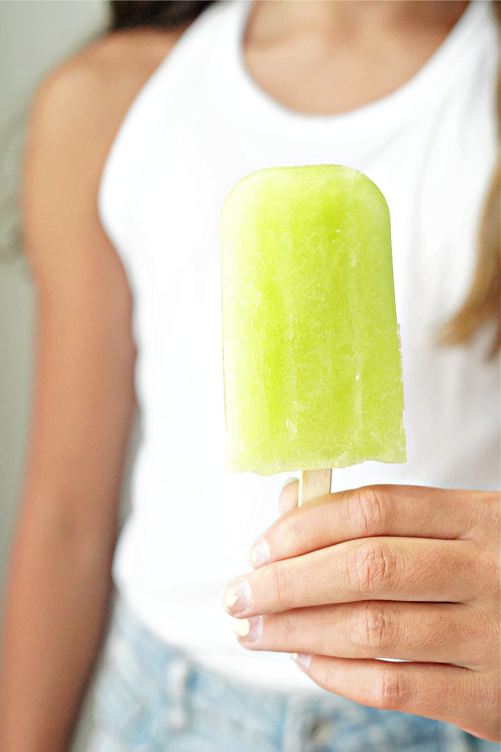The *BEST* Real Food Lime Green Popsicles!