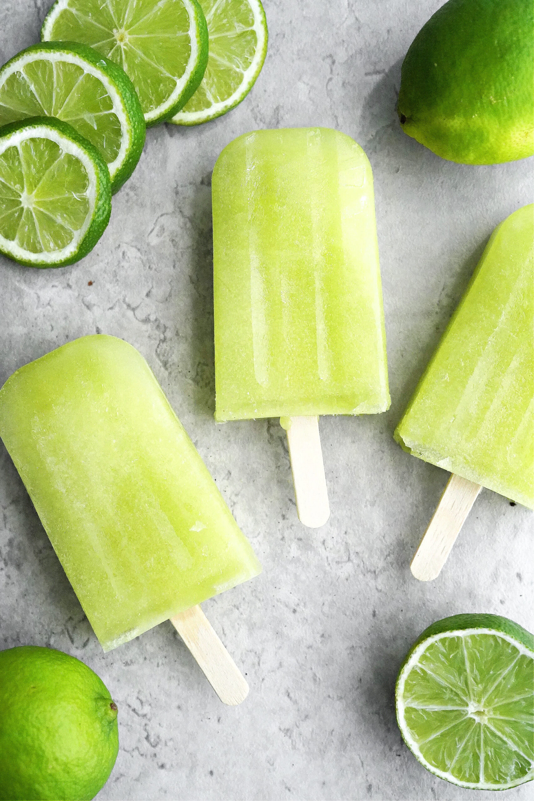 The *BEST* Real Food Lime Green Popsicles!