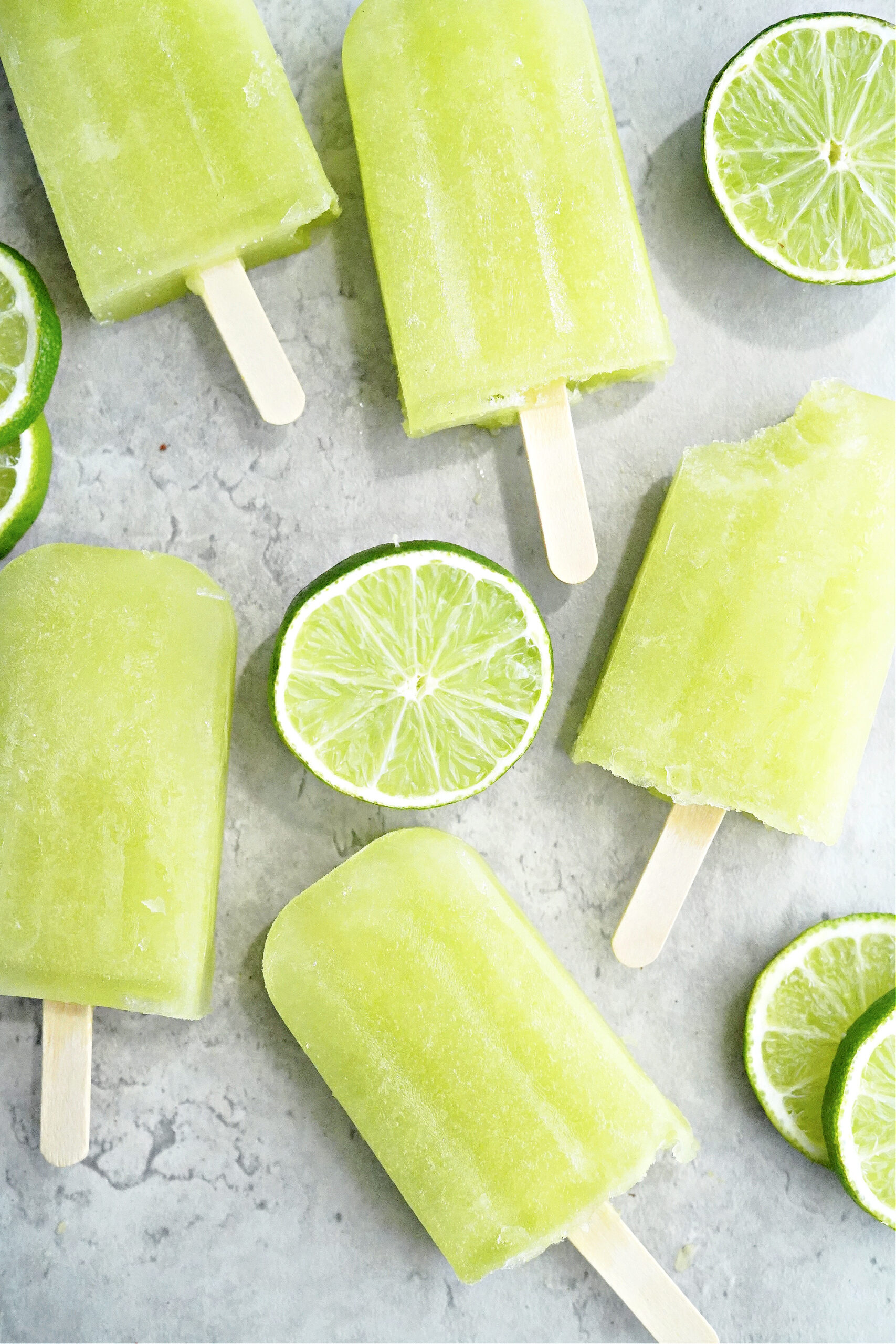 The *BEST* Real Food Lime Green Popsicles!
