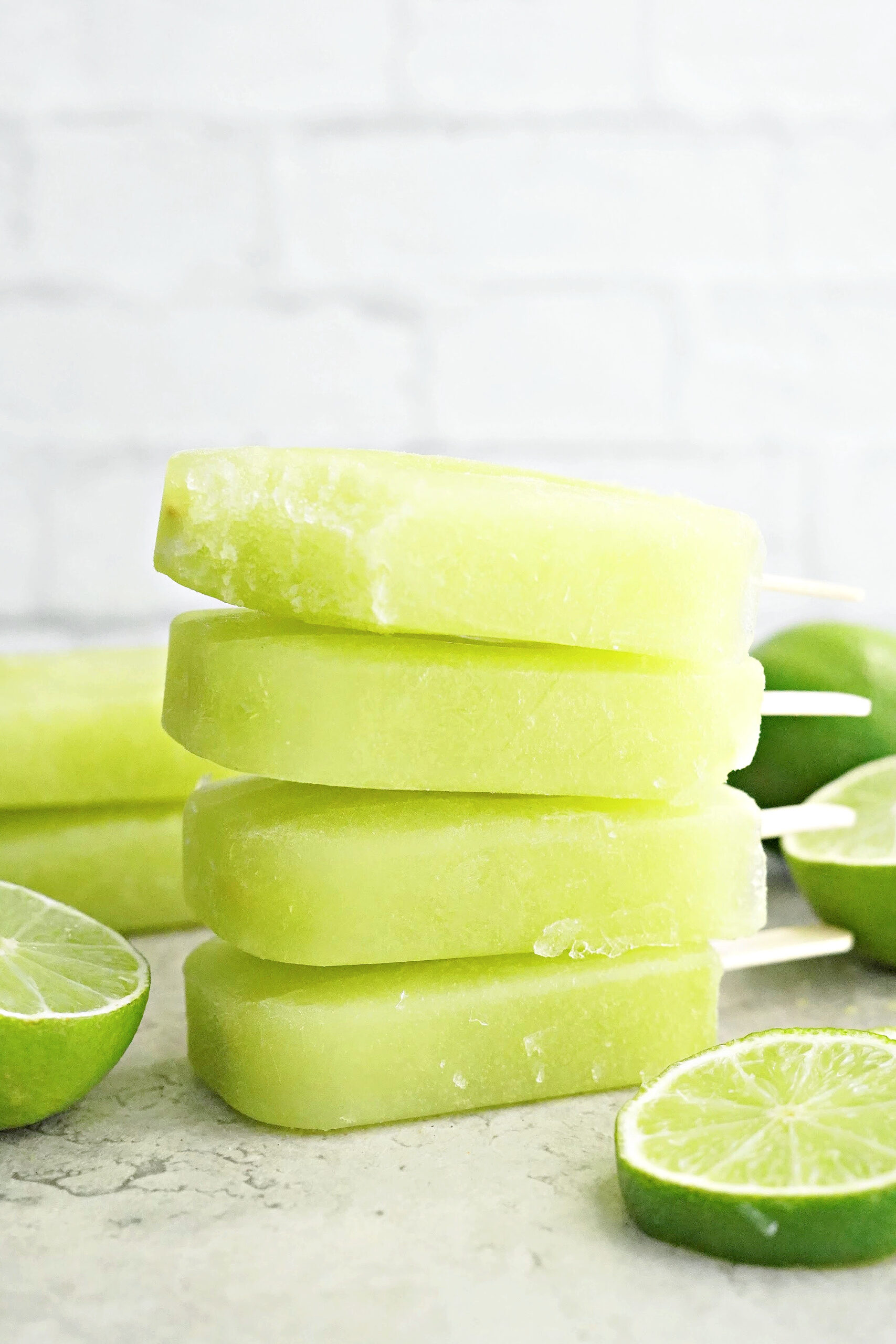 The *BEST* Real Food Lime Green Popsicles!