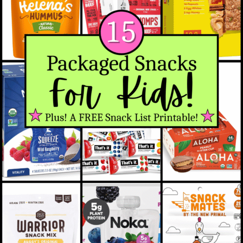 15 Packaged Snacks for Busy Kids! :: And a FREE Snack Pantry Printable!